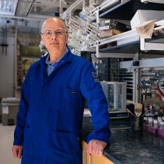 Omar Yaghi in lab