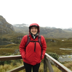 A photo of the faculty in the paramo in Ecuador