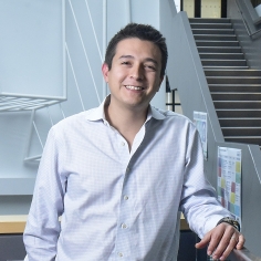 Marco Gonzalez-Navarro standing in indoor setting