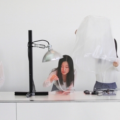 working scene