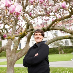 Nicole Starosielski standing in outdoor setting