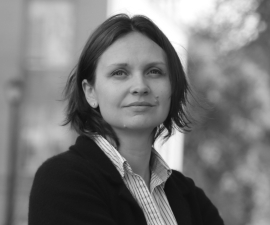 Portrait of Ksenia Krasileva on campus, 2023