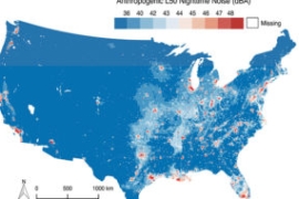 Spatial distribution map USA
