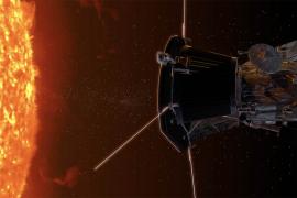 a graphic of the Parker Solar Probe