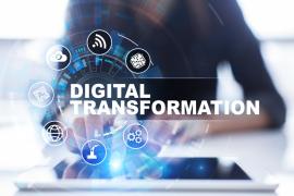 Digital Transformation stock image