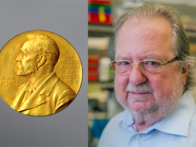 James Allison and Nobel medal