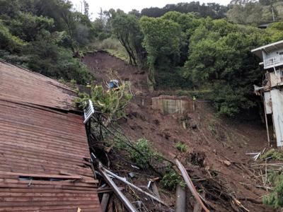 2019 landslide in Sausalito hit homes