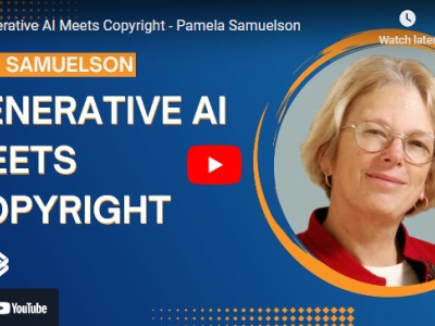 YouTube thumbnail for Generative AI Meets Copyright video
