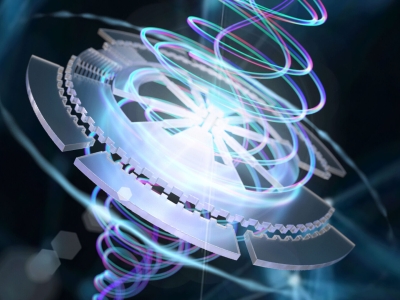 Twisting light with a micromachine.