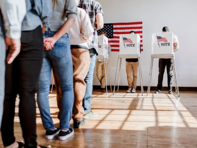 People are voting