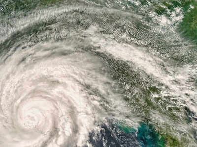hurricane from space