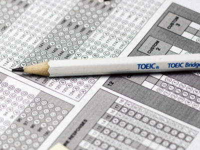 image of pencil bubbling answer sheet
