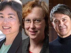 Professors Tsu-Jae King Liu, Katherine Yelick, Gerbrand Ceder