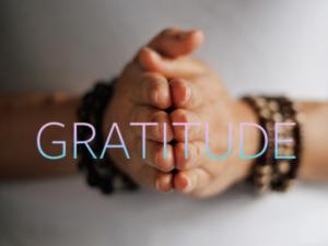 Hands pressed together. Image for Dacher Keltner gratitude video.