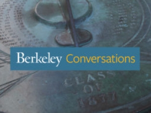 Berkeley Conversations logo over campus compass