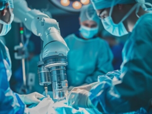 stock image of surgeons in the operating room