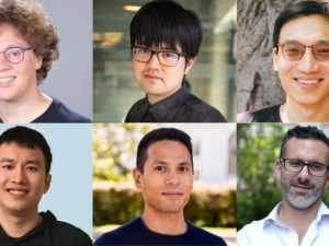 collage of headshots of six people