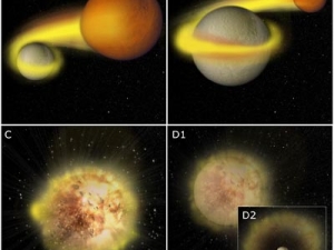 quad of planetary images