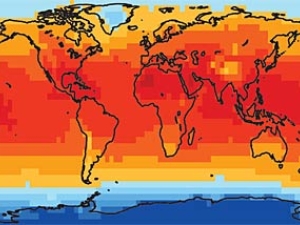 map of global temperatures