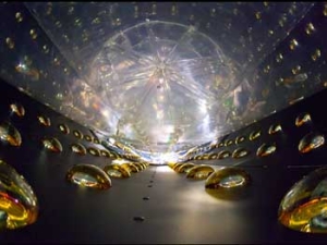 glowing disc in background, surface with gold gradient bubbles in foreground